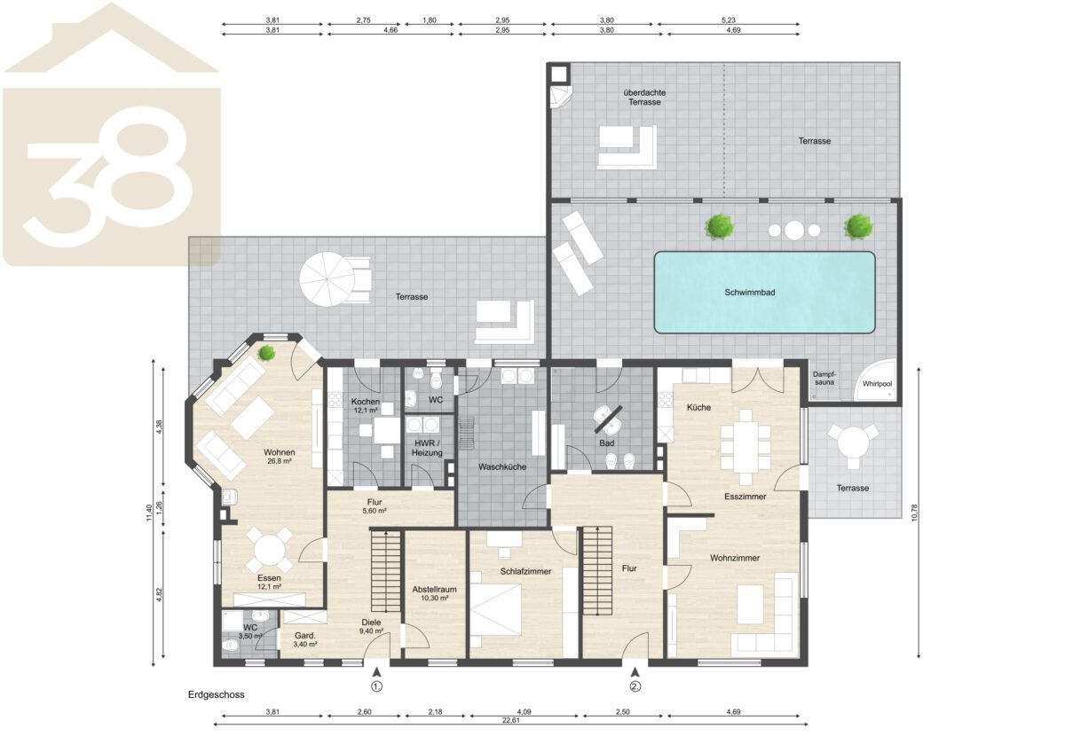 Grundriss EG