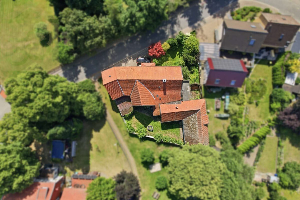 Hausansicht oben