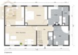 Grundriss EG - Renovierungsbedürftiges Zweifamilienhaus mit 1.130 m² Eigentumsgrundstück in Sickte! Meine Immobilie
